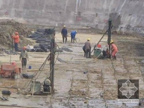 通海口镇我公司承建北京房山区水池地基注浆加固工程